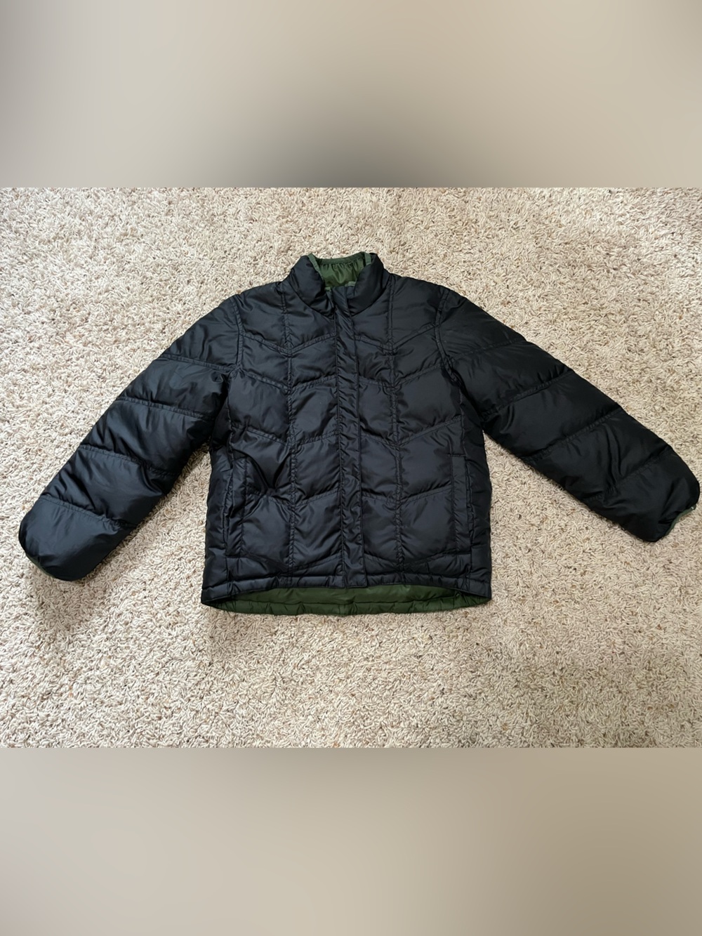 REI Quilted Down Filled Puffer Coat Outdoor Winter Sports Boys' Coat Sz 10/12